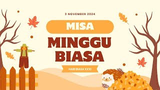 Misa Minggu Biasa  Gereja Gamaliel SMA Pradita Dirgantara 3 November 2024