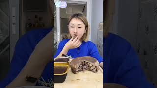 mukbang korean food Asmr|#full creamy chocolate crepe cake||#Asmr Chinese eating show||#short