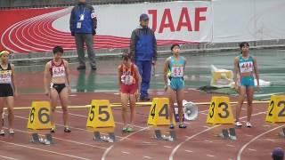 2017ジュニアオリンピック　女子A100m決勝