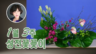 [1월 3주]  성전꽃꽂이 - 성전꽃꽂이 대표채널  http://fa21tv.com