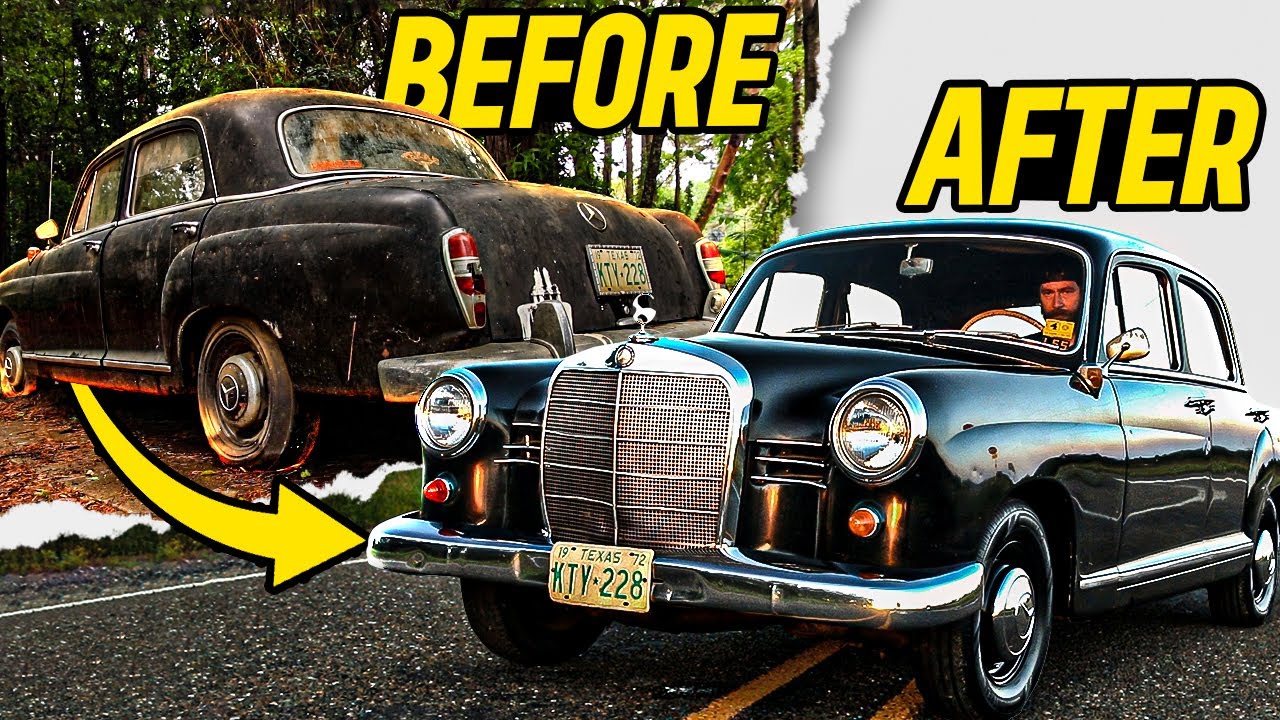 First Start In 50 Years | Amazing Transformation 1960 Mercedes Benz ...