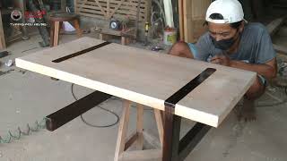 car bikin meja lesehan//meja tanpa purus#tukangkayu #woodworking