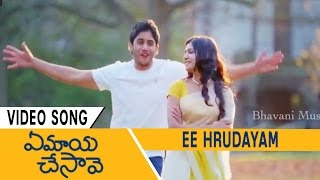 Ee Hrudayam Video Song || Ye Maaya Chesave Movie Songs || Nagachaitanya, Samantha,A.R Rehman