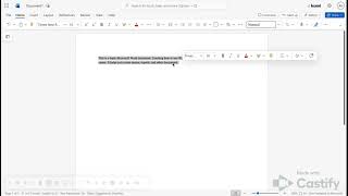 W4 Assignment #2: Creating a basic Word document