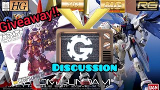 Gundam Grade Abbreviation / Difference / Discussion / HG / RG / MG / PG / BANDAI / GUNPLA / Giveaway