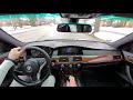 2008 bmw e60 550i m performance pov easy cruise