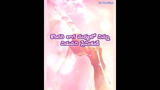 #ChristanSpiritual - Nee korake tana praanam pettina  ... - నీ కొరకే తన ప్రాణం పెట్టిన ప్రేమను ...