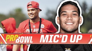 James Conner Mic'd Up at Pro Bowl Practice | Pittsburgh Steelers