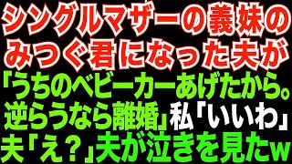 【スカッとする話】シングルマザーの義妹を溺愛する夫「妹が欲しがってたベビー用品あげたから」私「返してもらって！」夫「は？文句言うなら離婚なw」→私は速攻で離婚届を提出した。なぜなら・・・（修