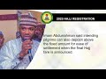 hajj 2025from executive secretary bauchi state pilgrim welfare board imam abdulrahman ibrahim idris.