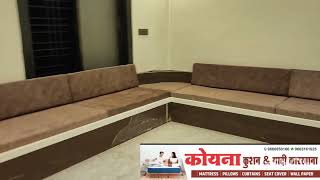 Koyana Cushion Phaltan Bhartiya baithak gaadi ( indian baithak ) l cornar , sofa 👉96 65 16 16 25