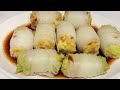 quick u0026 easy steamed chinese cabbage rolls chinese recipe @cookingmaid