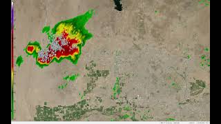 60 Mins GR2Analyst Animated Lightning Placefile of Arizona Monsoon Storms