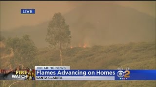 Flames Advance On Santa Clarita Homes As Sand Fire Rages On