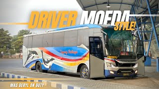 BUKAN BUS ARTIS‼️ TAPI DRIVER FENOMENAL 😨  - Trip Sugeng Rahayu W 7529 UP Mas Deryl On Duty!!