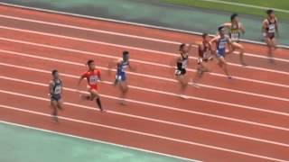 14年7月12日国体最終予選　少年男子A100m決勝