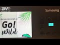 integrate 2017 samsung demos retail solutions in the uhf e series video wall display with magicinf