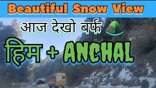 Aaj Dekho Barf❤️ #viral #snow #nature #travel #shortsfeed #vlog #viralvideo #yt #trending #himachal