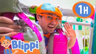 Blippi Visits an Indoor Play Place | Blippi Full Episodes | Blippi Toys Educational Videos for Kids