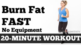 Burn Fat Fast: 20-Minute Full Body Workout At Home to Lose Weight No Equipment