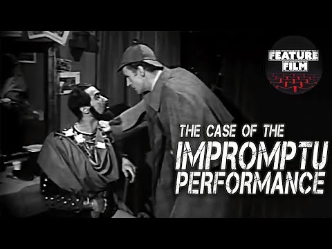 Sherlock Holmes films The Case of the Impromptu Performance (1955) Sherlock Holmes TV series