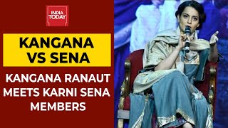 Amid Tussle With Shiv Sena, Kangana Ranaut Meets Members Of Karni Sena | Breaking News