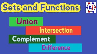 Union | Intersection | Complement | Difference | Sets and Functions #maths #sets #example #class10
