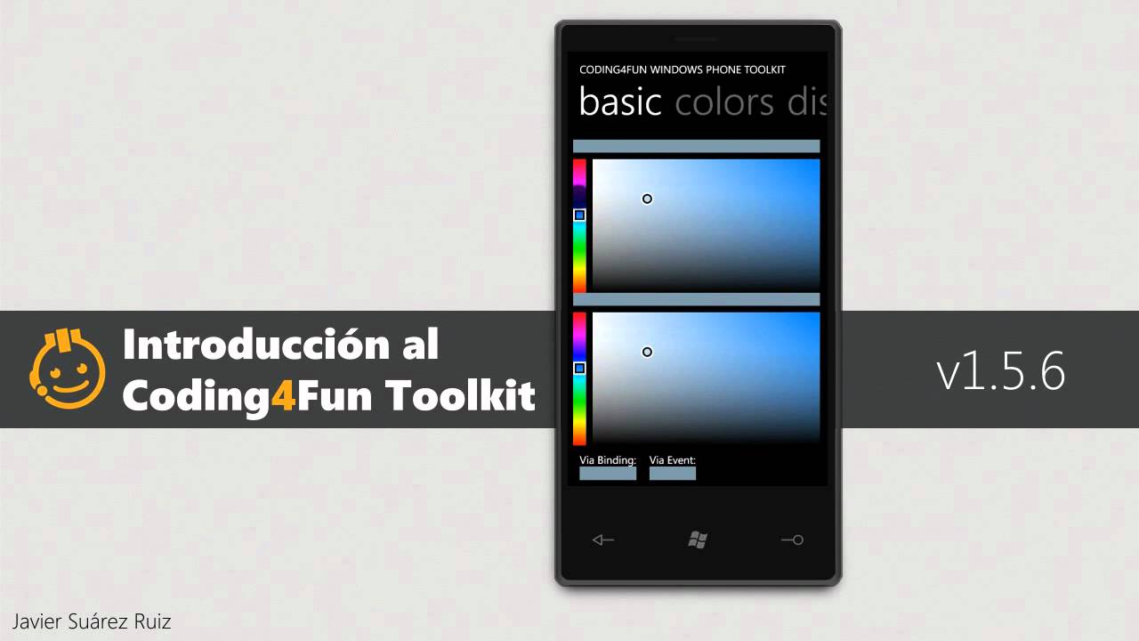 Introducción Al Coding4fun Toolkit Youtube