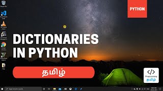 Python Tutorial 8: Dictionaries in Python | Python in Tamil | Programming Tamil