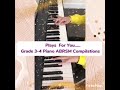 ABRSM grade 3 and 4 piano pieces