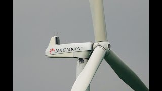 Denmark tour, Tjaereborg wind farm, Neg Micon NM80/2750, 2500, Vestas V80 wind turbines 19.08.2022