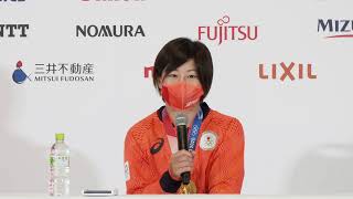 【LIVE】メダリスト記者会見 #レスリング 女子フリースタイル53kg