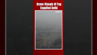 Delhi Temperature Today | Drone Visuals As Cold Wave, Dense Fog Grip Delhi