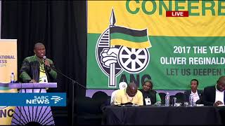 Newly elected E Cape chair Oscar Mabuyane addresses ANC elective conference