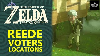 Reede Voters Locations in Zelda Tears of Kingdom - Team Cece or Team Reede Side Quest