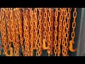 D13*80 Orange Painted G80 Chains