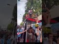 From a different angle of the bus shelter roofing collapsing  at the Notting hill carnival #shorts