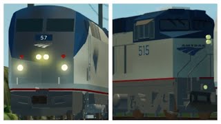 Roblox: Chasing Amtrak P098 with Amtrak Dash 8