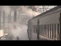 sl内房100周年記念号・出発 汽笛入 c61 20 蒸気機関車 steam locomotive departure