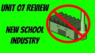 Unit 07 Industry Review - AP Human Geography Test Hack - New Industrial Practices