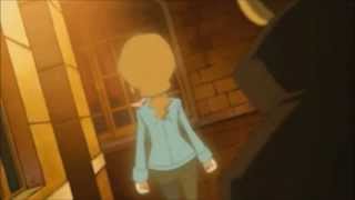 Claire says goodbye to Layton in Professor Layton and the Lost Future