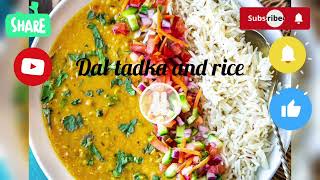 दाल फ्राई एंड जीरा राइस रेसिपी😋🧑‍🍳kis kis ko Dal rice pasand h Dal?????#song #cooking #cookingvideo