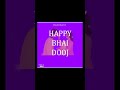 happy bhai dooj designed by @sayshabatra12 @startwith.art12