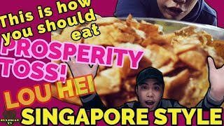 Lou Hei | This is how you should eat Yu Sheng aka Prosperity Toss | BulbMan Eats