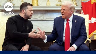 Trump, Zelenskyy meeting erupts into Oval Office shouting match