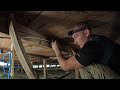 rewiring the exterior electrical at my off grid cabin