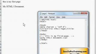 HTML5 Training Series (HTML 5) - Tutorial 5 - HTML5 Comments