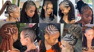 New Braids 2025: 45+ Unique Braiding Hairstyles for Black Women | Ghana Braids Hairstyles Ideas