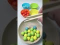 Color Sorting ASMR | Wood Marbles and Squishy Cups | Oddly Satisfying #fastasmr #oddlysatisfying