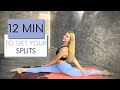 12 MIN SPLIT STRETCH WORKOUT - Get Your Splits Fast